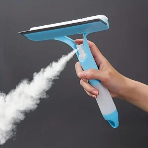 Spray Window Squeegee Cleaning Brush