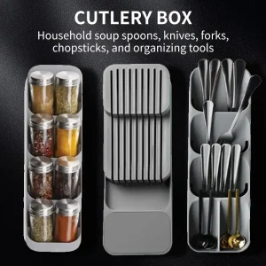 Drawer Cutlery Organizer Tray