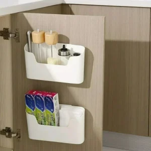 Adhesive Cabinet Door Storage Rack
