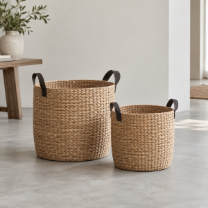 Woven storage duo — sample product illustration